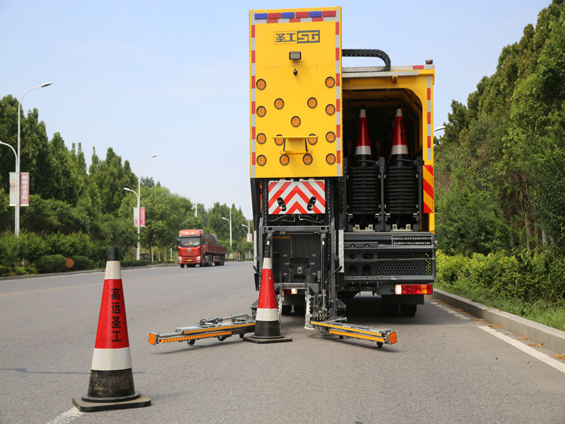 智能型交通錐收集工程車