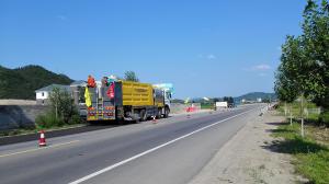 HGY5316TFC纖維同步碎石封層車(chē)